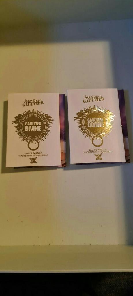Jean Paul Gaultier Divini eau de parfum 2x1,5ml, Sieraden, Tassen en Uiterlijk, Uiterlijk | Parfum, Nieuw, Ophalen of Verzenden