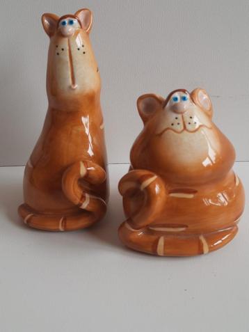 Russ Berrie Design by Douglas peper & zoutstel katten beschikbaar voor biedingen