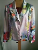 Prachtig gebloemd jasje van SAO PAULO  in maat 46, Kleding | Dames, Overige kleuren, Maat 46/48 (XL) of groter, Ophalen of Verzenden