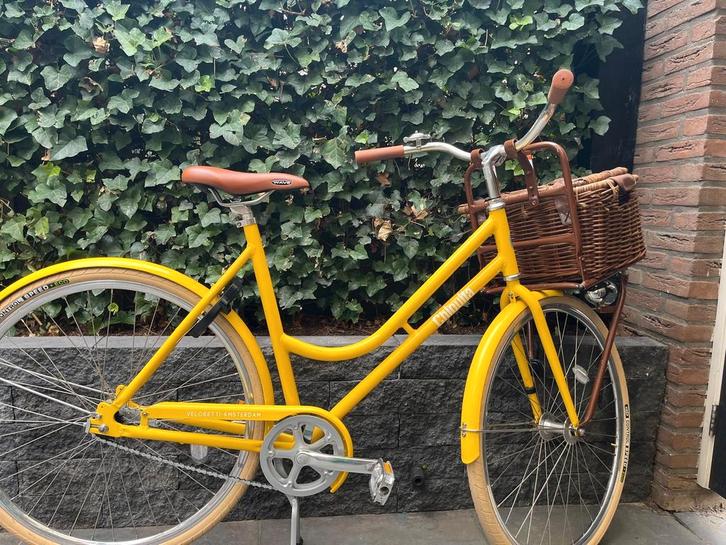 Veloretti retro Chiquita fiets zgan, maat 54, Fietsen en Brommers, Fietsen | Dames | Omafietsen, 53 tot 56 cm, Versnellingen, Ophalen