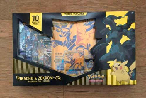 Pokémon TCG - Pikachu & Zekrom-GX Premium Collection Box, Hobby en Vrije tijd, Verzamelkaartspellen | Pokémon, Nieuw, Foil, Ophalen of Verzenden