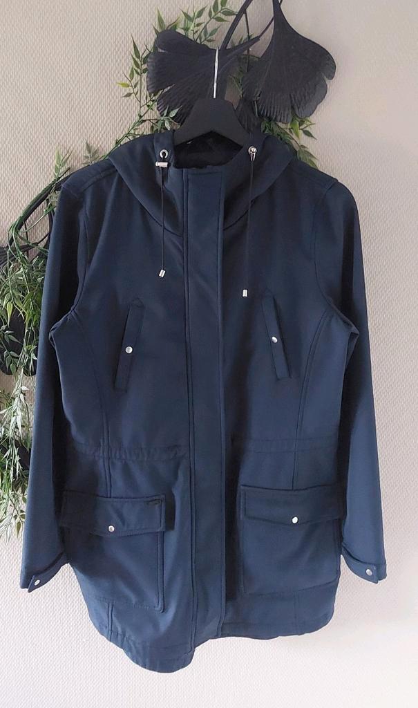 VERO MODA Parka Softshell Jas blauw M🙂, Kleding | Dames, Jassen | Winter, Zo goed als nieuw, Maat 38/40 (M), Blauw, Ophalen of Verzenden