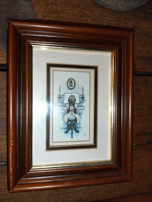 Brocante Anton Pieck (3), Huis en Inrichting, Woonaccessoires | Lijsten, Zo goed als nieuw, Minder dan 50 cm, Minder dan 50 cm