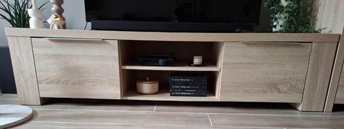 Tvmeubel  met vitrinekast  en eettafel met 4stoelen, Huis en Inrichting, Kasten | Televisiemeubels, Zo goed als nieuw, 150 tot 200 cm