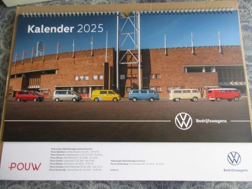 nieuwe Volkswagen VW kalender 2025 - bedrijfswagens, Diversen, Kalenders, Nieuw, Maandkalender, Ophalen of Verzenden