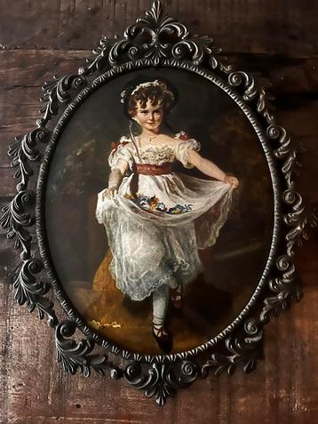 Vintage wanddecoratie met bolglas. Miss Murray, Thomas Murra beschikbaar voor biedingen