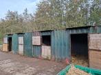 Paardenstal / zeecontainer 20 ft / schuilstal, Ophalen, Gebruikt, IJzer