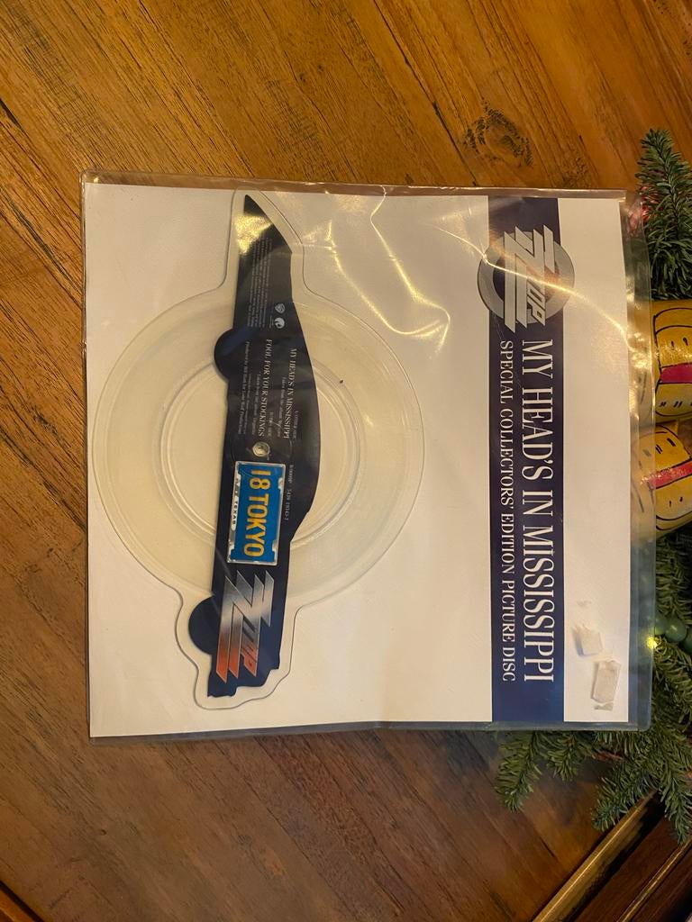 ZZ Top - My Head's in Mississippi Picture Disc, Cd's en Dvd's, Vinyl Singles, 7 inch, Single, Ophalen of Verzenden, Zo goed als nieuw