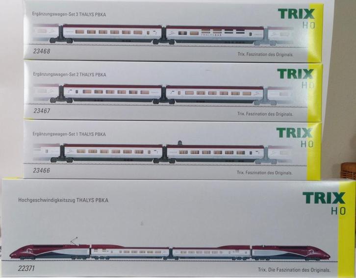 Gezocht!!! Trix thalys compleet, Hobby en Vrije tijd, Modeltreinen | H0, Zo goed als nieuw, Gelijkstroom, Trix, Ophalen of Verzenden