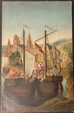 Mooie prent van H. Ursula (Memlinck) 1950, Antiek en Kunst, Ophalen of Verzenden