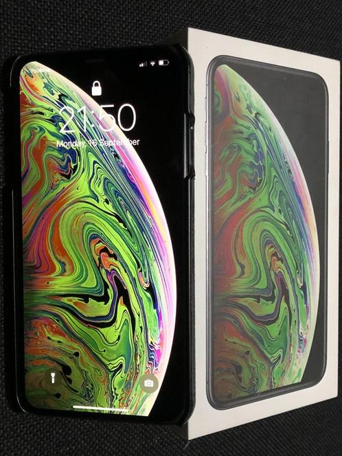 iPhone XS Max incl. Doos en Toebehoren, Telecommunicatie, Mobiele telefoons | Apple iPhone, Zo goed als nieuw, 64 GB, Zonder abonnement