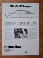 Peugeot 604 HLZ Taxi Heuliez sheet, Ophalen of Verzenden, Zo goed als nieuw, Peugeot