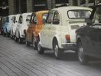 FIAT 500 (canvas op hout-lijst) (1 x 1,5 meter), Huis en Inrichting, Ophalen, Gebruikt