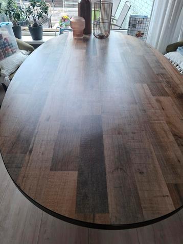 Ovale eettafel /grote eettafel en zwaar! beschikbaar voor biedingen