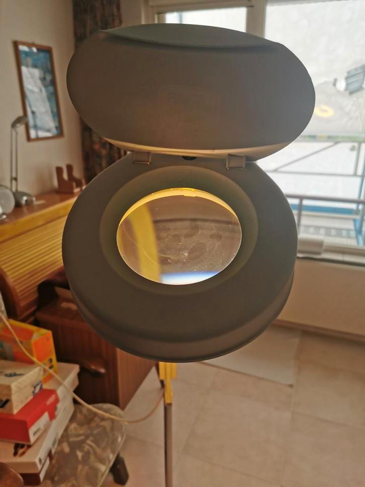 Staande Loeplamp Verrijdbaar, Hobby en Vrije tijd, Vergrootglazen, Loepen en Loeplampen, Gebruikt, Loeplamp, Ophalen of Verzenden