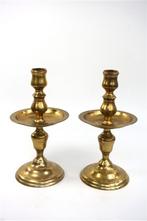 2 vintage messing kandelaars, Ophalen of Verzenden, Overige materialen