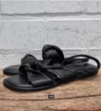 Inuovo - Prachtige leren sandalen maat 36 - Nieuw, Kleding | Dames, Schoenen, Slippers, Zwart, Inuovo, Nieuw