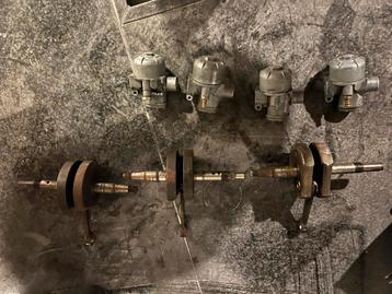 Zündapp Carburateurs (4x) & Krukassen (3x) - Schuurvondst beschikbaar voor biedingen