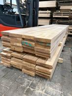 Eiken planken geschaafd 2-3-4cm KD gedroogd balken rustiek, 25 tot 50 mm, Eiken, Nieuw, Ophalen of Verzenden