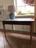 Antieke sfeervolle tafel, Huis en Inrichting, 25 tot 50 cm, 100 tot 150 cm, Gebruikt, Rechthoekig
