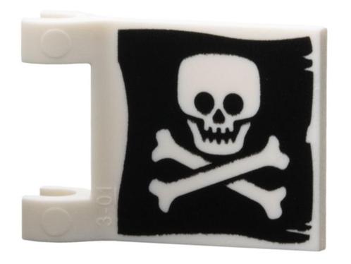 Lego Pirates Pirates IV Flag / Vlag 2x2 Square with Flared E, Kinderen en Baby's, Speelgoed | Duplo en Lego, Nieuw, Lego, Losse stenen