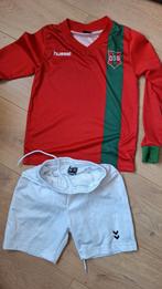 DSS Voetbaltenue Hummel - Shirt & Broek, maat 128, Maat XS of kleiner, Ophalen of Verzenden, Zo goed als nieuw, Set