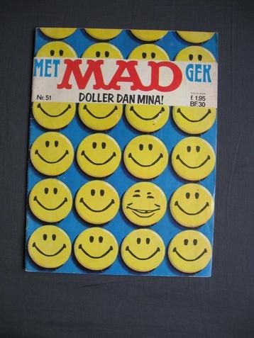 tijdschrift MAD 51 (jaartal niet vermeld; 1968 ??) beschikbaar voor biedingen