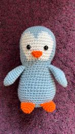 Blauwe pinguin gehaakt, Ophalen of Verzenden, Zo goed als nieuw, Haken, Overige typen