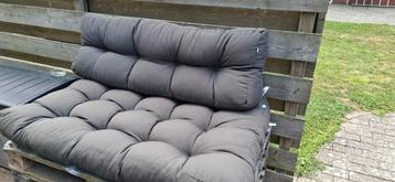 Tuinkussenset Palletbank - Zit- en Rugkussen 4 sets beschikbaar voor biedingen