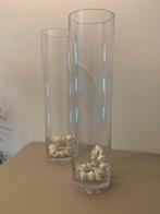 Vazen Set glas - 40cm Hoog, Ophalen, Overige kleuren, Minder dan 50 cm, Glas
