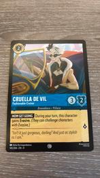 Disney Lorcana Cruella de Vil cruiser 145-204 9FAB nonfoil, Ophalen of Verzenden, Zo goed als nieuw, Losse kaart