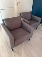 2 IKEA FRIHETEN fauteuils in nette staat, Ophalen, Minder dan 75 cm, Zo goed als nieuw, Stof