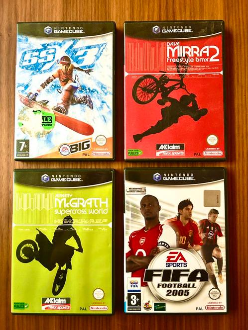 Nintendo GameCube sport bundel – SSX, BMX, FIFA, Supercross, Spelcomputers en Games, Games | Nintendo GameCube, Zo goed als nieuw