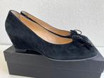 Mauro Teci pumps suede leder zwart sleehak 41+ waren 190!, Mauro Teci, Pumps, Verzenden, Zwart