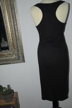 Leuke zwarte zomerjurk van H&M Basic, maat S, ZGAN!, Maat 38/40 (M), H&M, Zwart, Ophalen of Verzenden