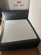 IKEA Dunvik Boxspring - Donkergrijs - 180x200, Ophalen, Gebruikt, Tweepersoons, 180 cm