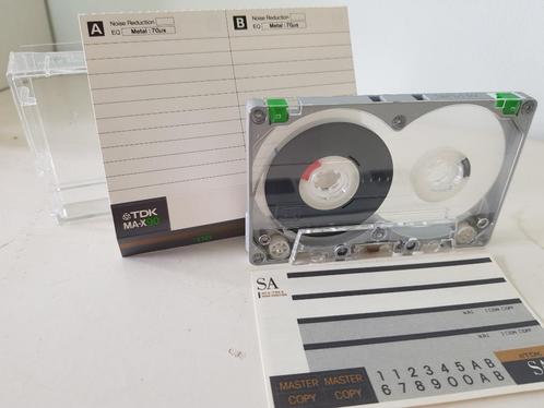 cassettebandje TDK metal MA-R 90 reference RARE! 1X enshorte, Cd's en Dvd's, Cassettebandjes, Zo goed als nieuw, Voorbespeeld