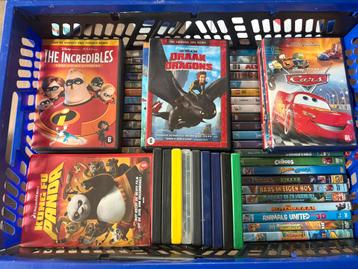 Krat vol Disney DVD’s beschikbaar voor biedingen