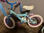 Frozen meisjes fiets 12 inch, Fietsen en Brommers, Fietsen | Kinderfietsjes, Ophalen, Gebruikt, Minder dan 16 inch, Zijwieltjes