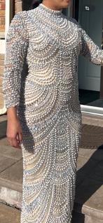 Prachtige avondjurk te koop als nieuw, Kleding | Dames, Jurken, Ophalen of Verzenden, Zo goed als nieuw, Maat 38/40 (M), Onder de knie