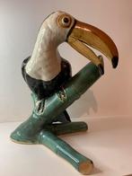 Hele grote vintage keramiek toekan 35 cm hoog, Ophalen of Verzenden