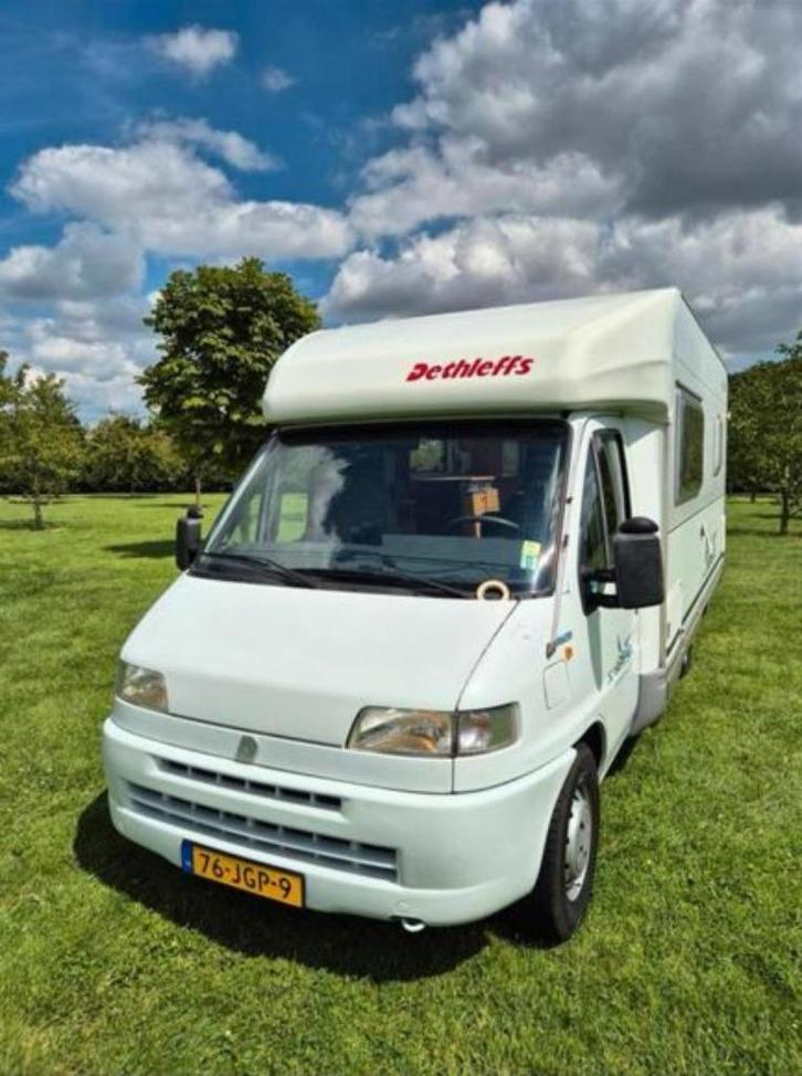 Fiat Ducato Dethleffs DeLuxe Globetrotter bj 1998, Caravans en Kamperen, Campers, Particulier, tot en met 4, Half-integraal, Dethleffs