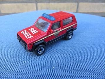 Matchbox Jeep Cherokee FIRE CHIEF    beschikbaar voor biedingen