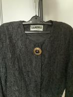 Sandro chique party tunique, zwart, Kleding | Dames, Gelegenheidskleding, Overige typen, Zwart, Sandro, Ophalen of Verzenden