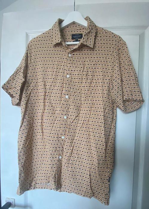 Blousje grafische print – Tiffosi, maat L – €5, Kleding | Heren, T-shirts, Gedragen, Maat 52/54 (L), Overige kleuren, Ophalen