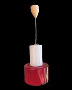 60's Peill & Putzler glazen hanglamp, Ophalen, Zo goed als nieuw, Glas