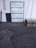 Glazen douchewand 136 bij 210 zwart, Ophalen of Verzenden, Zo goed als nieuw