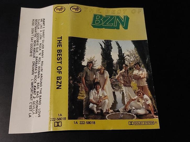 BZN - THE BEST OF (CASSETTEBANDJE), Cd's en Dvd's, Cassettebandjes, Zo goed als nieuw, Origineel, Pop, 1 bandje, Ophalen of Verzenden