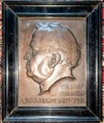 Brons ingelijste Abraham Kuyper uit 1921 (30cm x 25cm), Antiek en Kunst, Ophalen of Verzenden