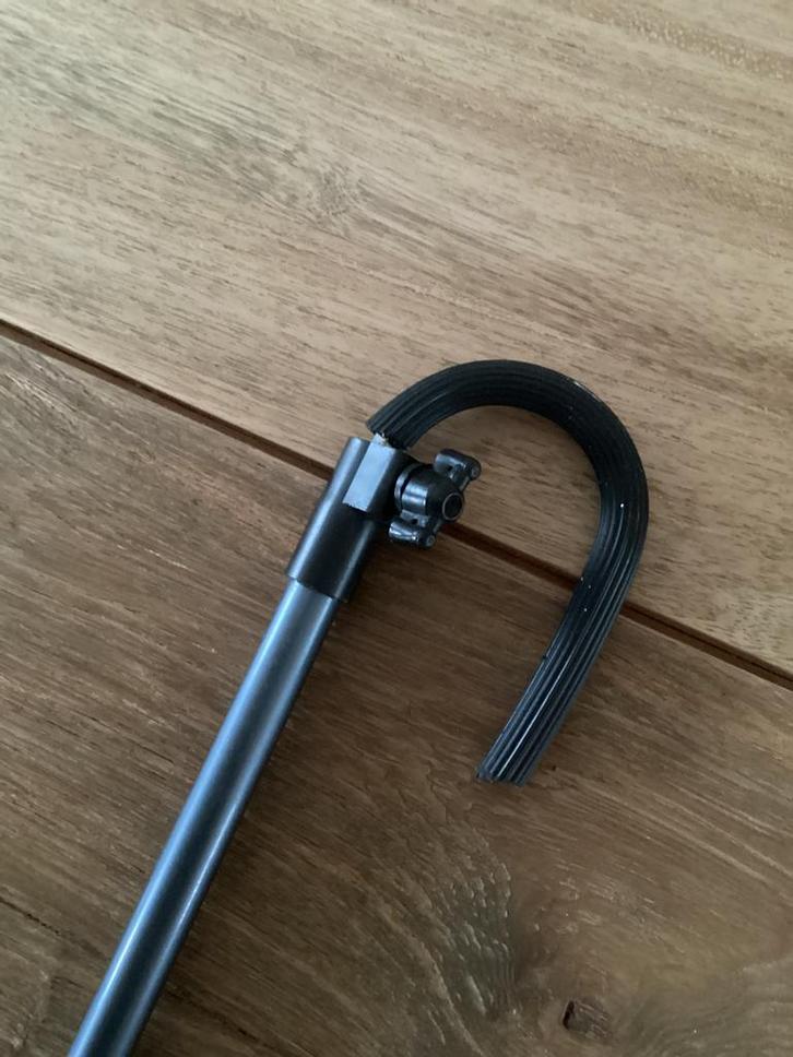 Hengelsteun - steun verstelbaar - haak naar beneden - zwart, Watersport en Boten, Hengelsport | Algemeen, Zo goed als nieuw, Overige typen